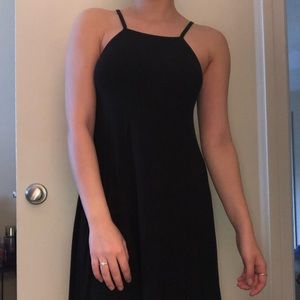 Square Neck Little Black Dress